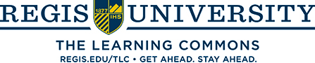 Regis University Learning Commons Logo